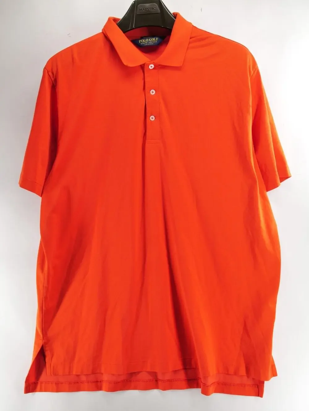 Polo Golf Ralph Lauren Men's XL Orange Performance Short Sleeve Polo Shirt
